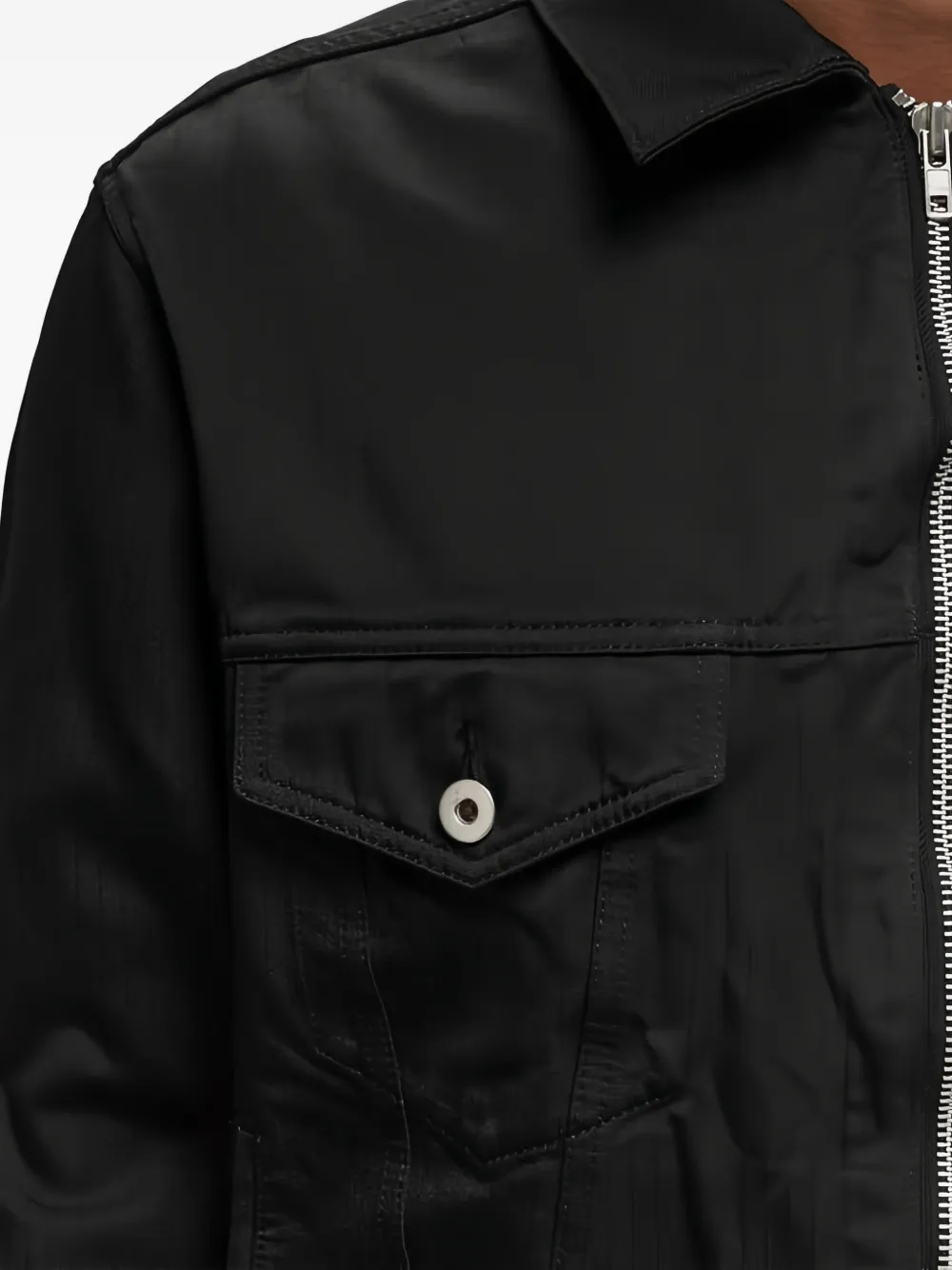 COMME des GARÇONS ブラック ジップアップコート M Black Comme Des Garçons ジップアップ シャツジャケット