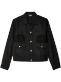 Black Comme Des Garçons pinstripe shirt