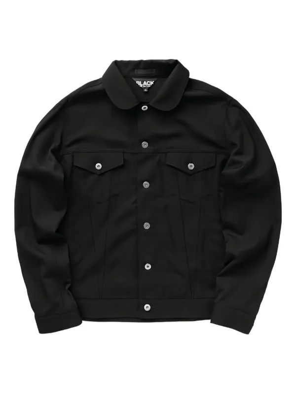 Black Comme Des Garçons ボタンカラー ジャケット | ブラック