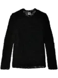 Black Comme Des Garçons knitted jumper