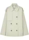 STUDIO TOMBOY cotton trench jacket - Neutrals