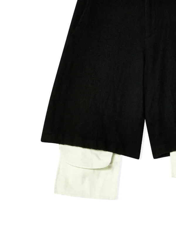 Black Comme Des Garçons レイヤーデザイン ショートパンツ