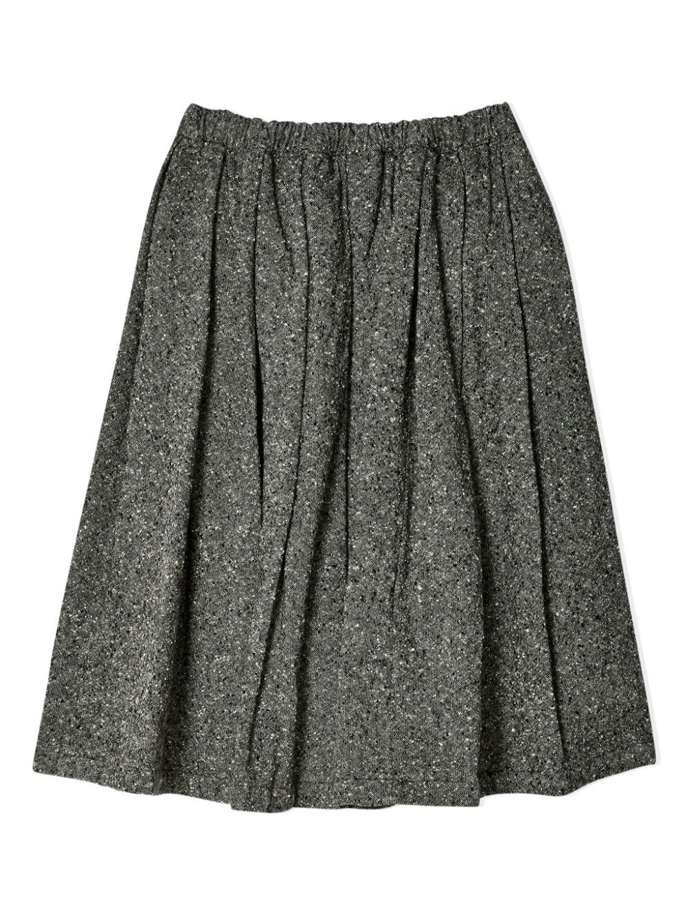 Black Comme Des Garçons elasticated flared skirt - Grijs