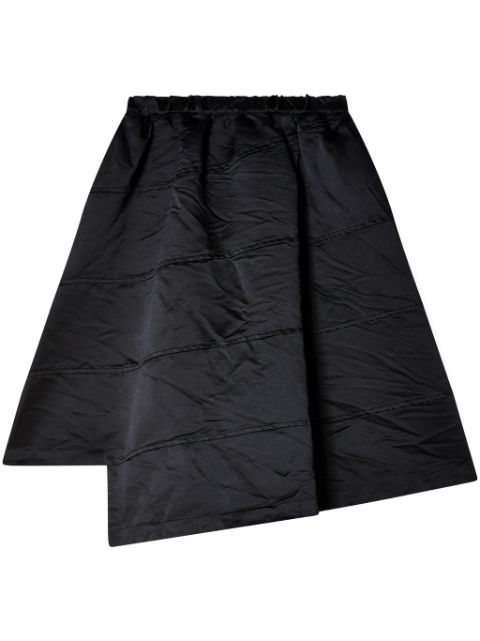 Black Comme Des Garcons asymmetric mini skirt Men