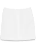 Carven twill-weave mini skirt - White