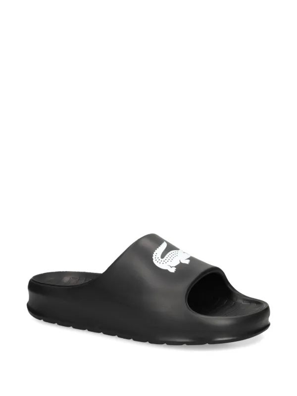 Lacoste Flip Flop Beach‎ Sandals Black with Logo Men\'s US Size 12 VTG NEW Flip Flops Lacoste | eBay main image 4