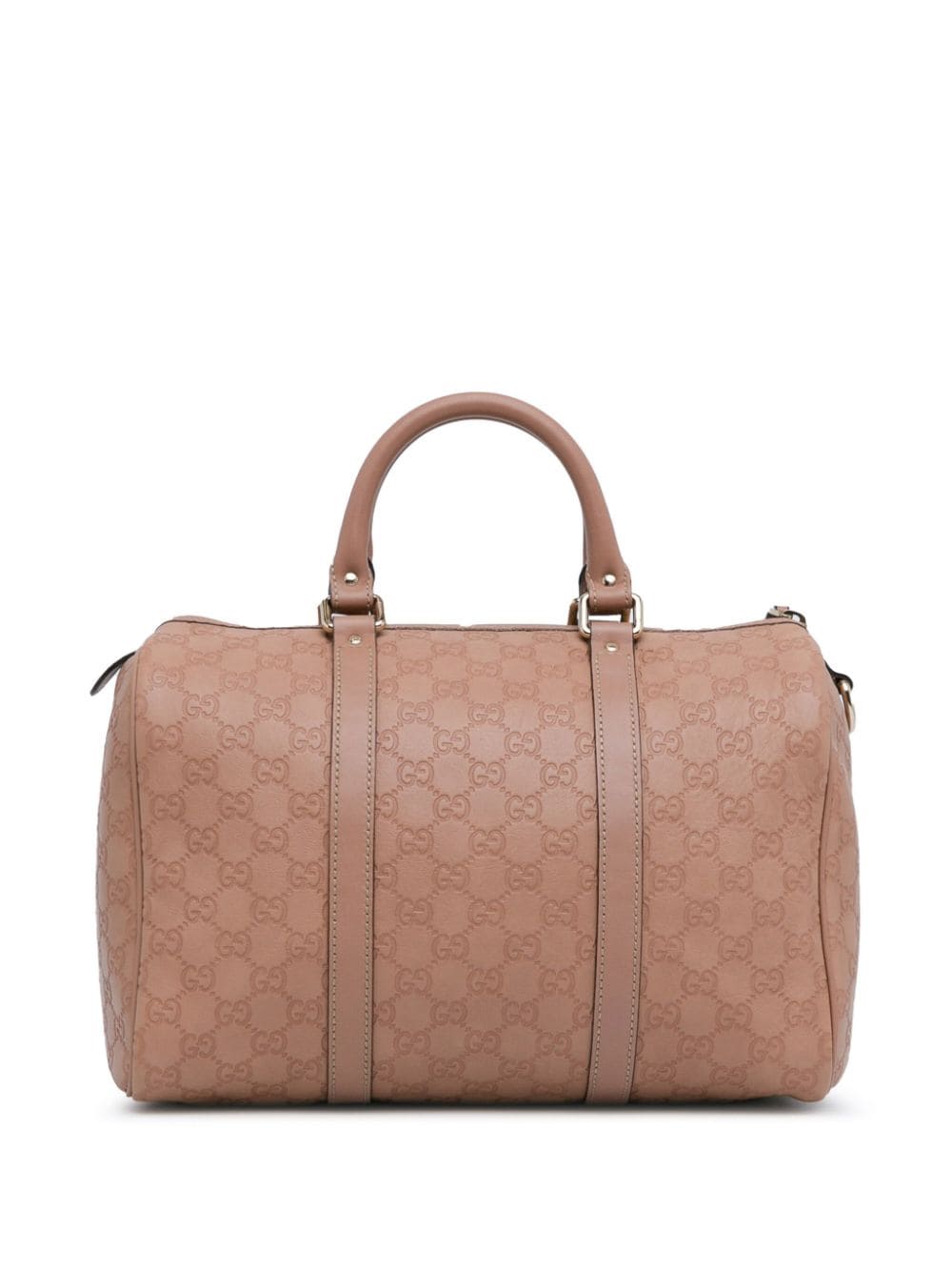 Gucci Pre-Owned 2000-2015 Guccissima boston bag - Roze