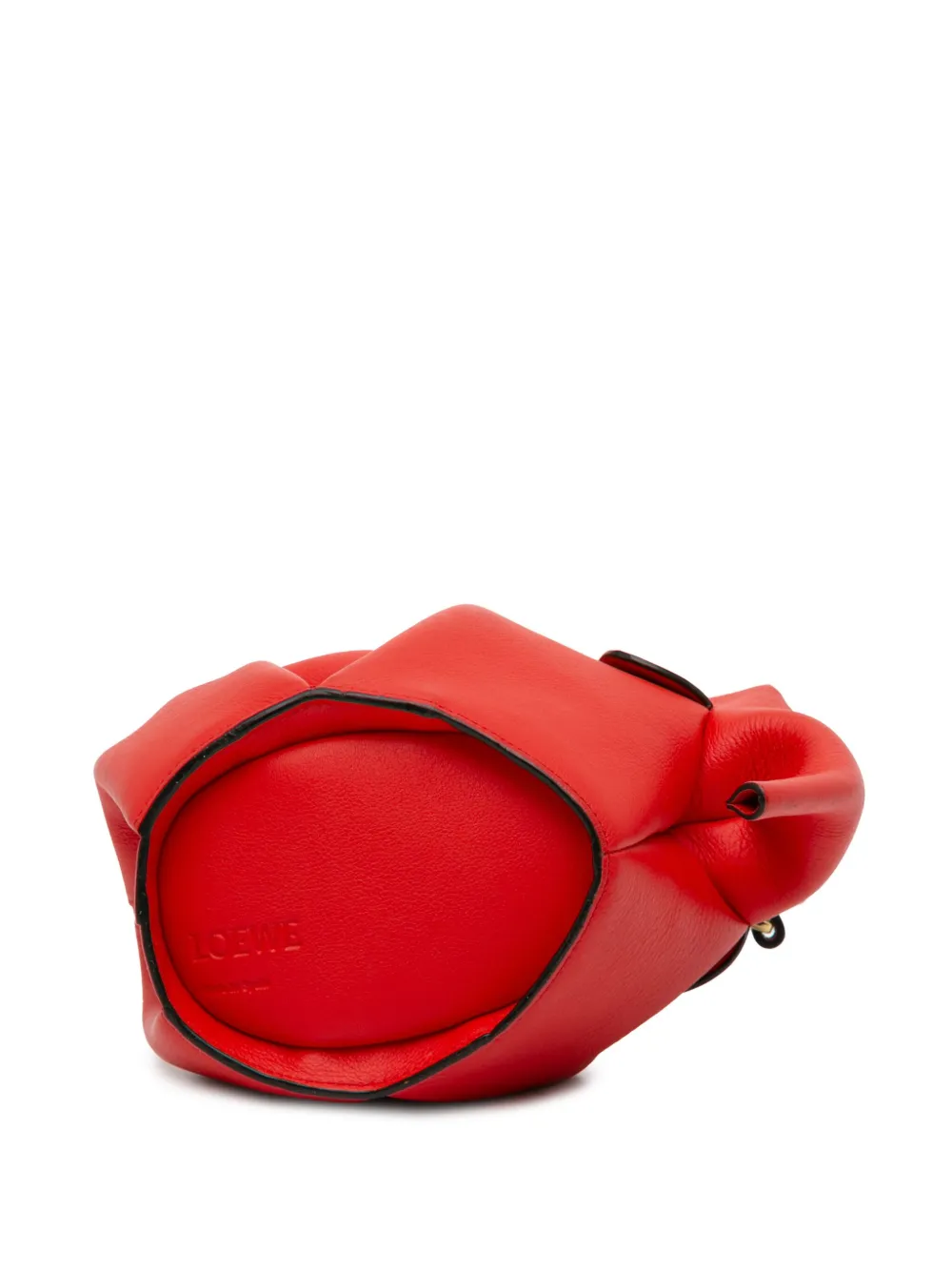 Loewe PreOwned 20102023 Mini Leather Elephant Crossbody Bag Red
