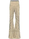 ETRO patterned-intarsia trousers - Grey
