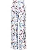 Lanvin printed trousers - Blue