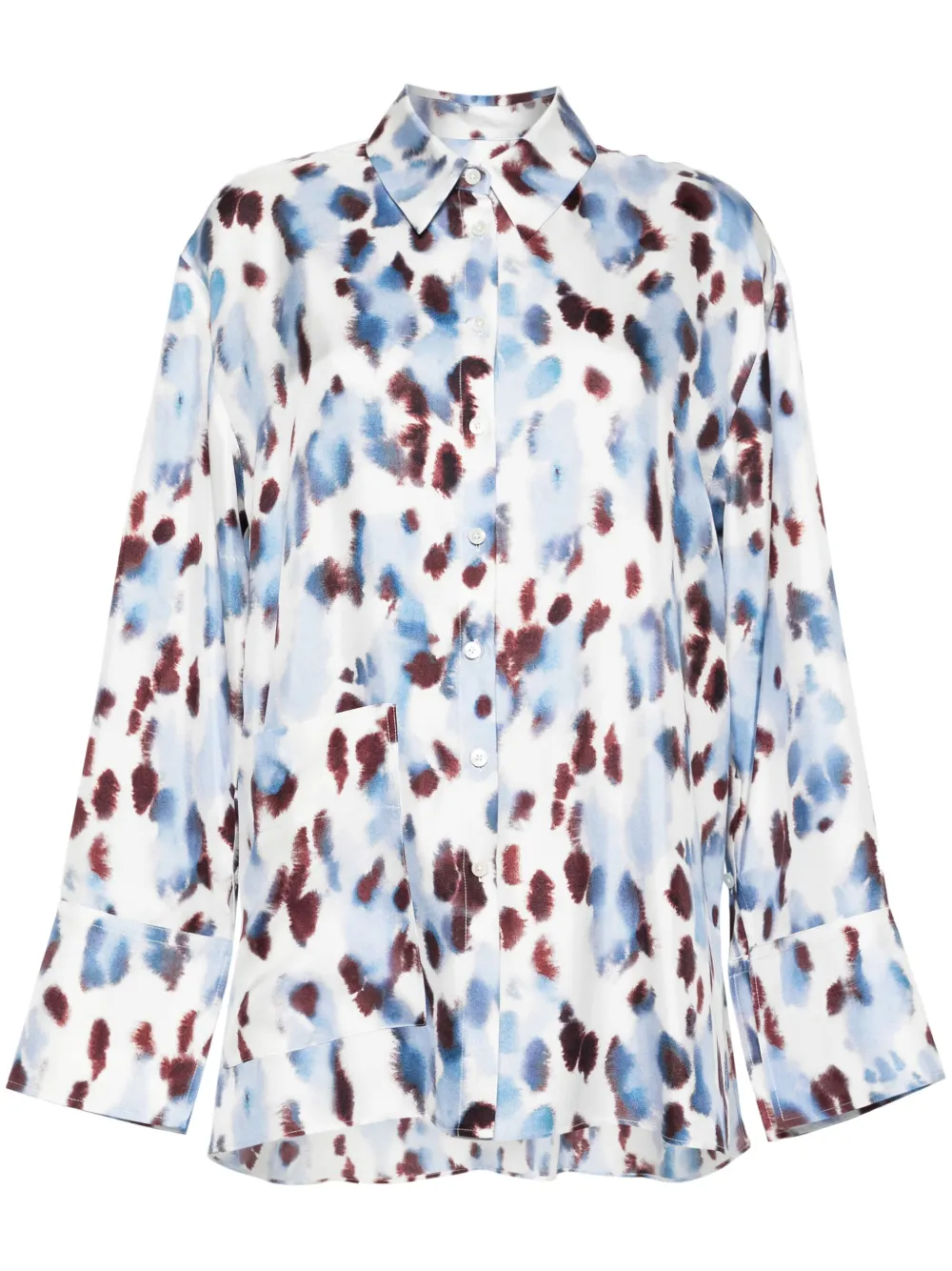 Lanvin Blouse met print Blauw