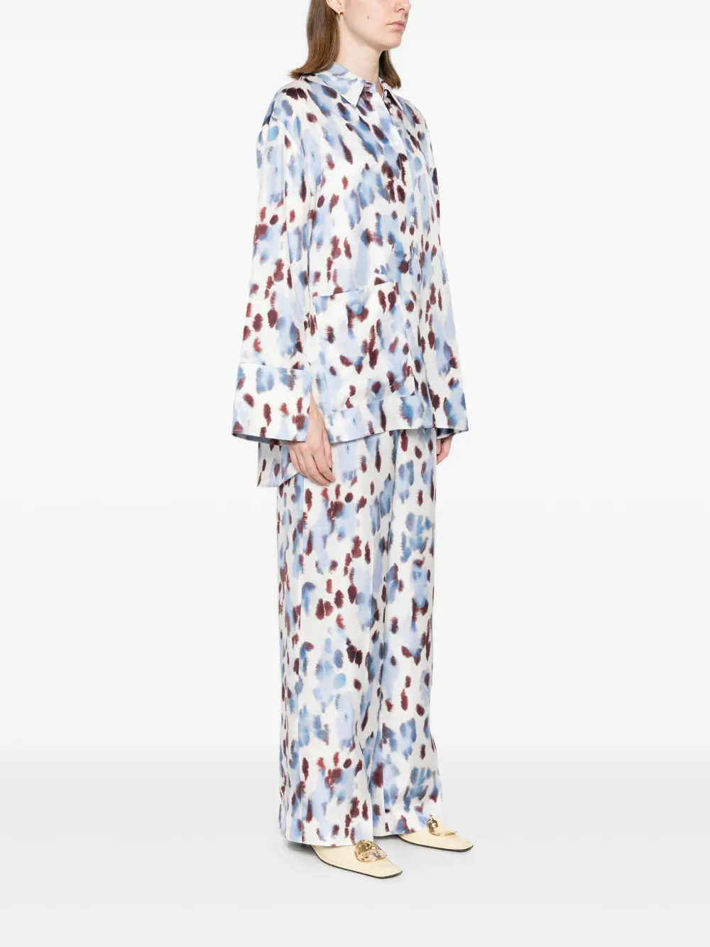 Lanvin Blouse met print Blauw