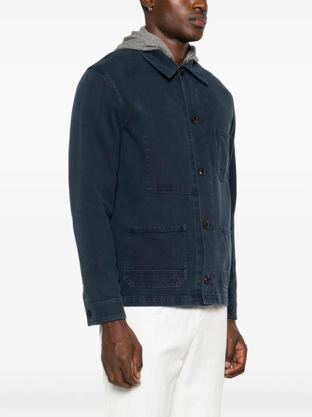 Ralph Lauren Purple Label Katoenen jack Blauw