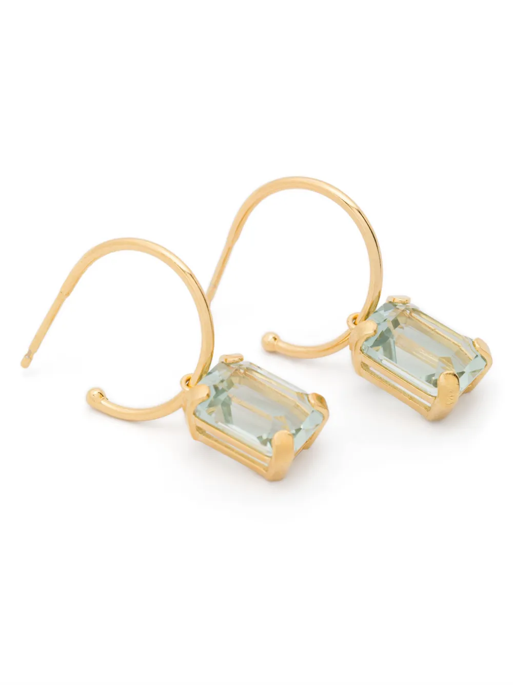 Wouters & Hendrix amethyst-pendant earrings - Goud