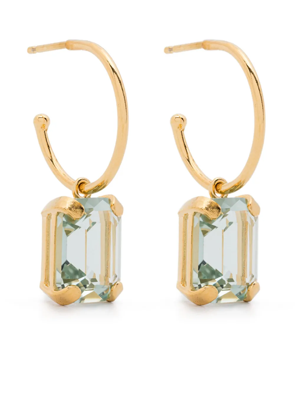 Wouters & Hendrix amethyst-pendant earrings | dorado | Image 1