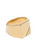 Wouters & Hendrix logo-engraved signet ring - Gold