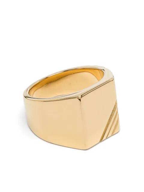 Wouters & Hendrix logo-engraved signet ring