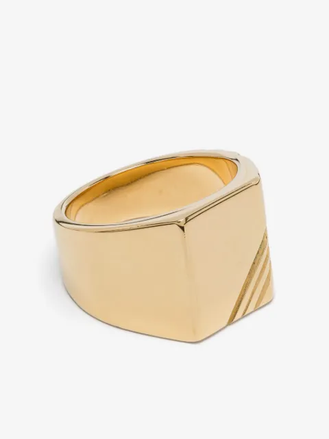 Wouters & Hendrix logo-engraved signet ring