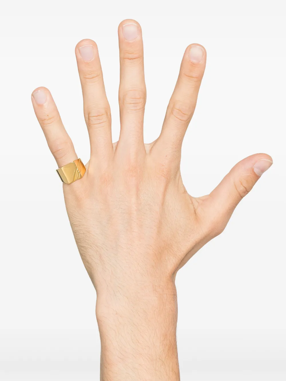 Wouters & Hendrix logo-engraved signet ring - Goud