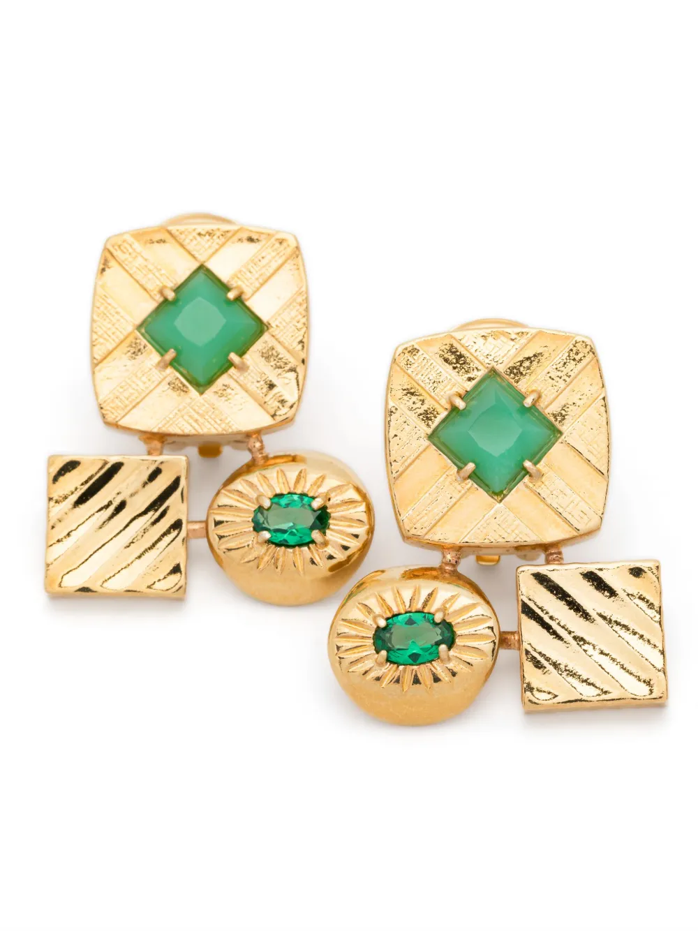 Wouters & Hendrix crystal-embellished earrings - Goud