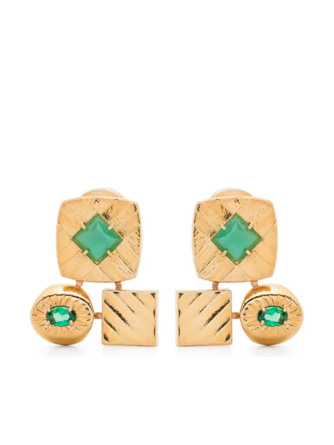 Wouters & Hendrix crystal-embellished clip-on earrings