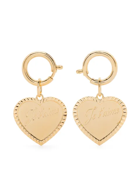 Wouters & Hendrix heart-pendant earrings