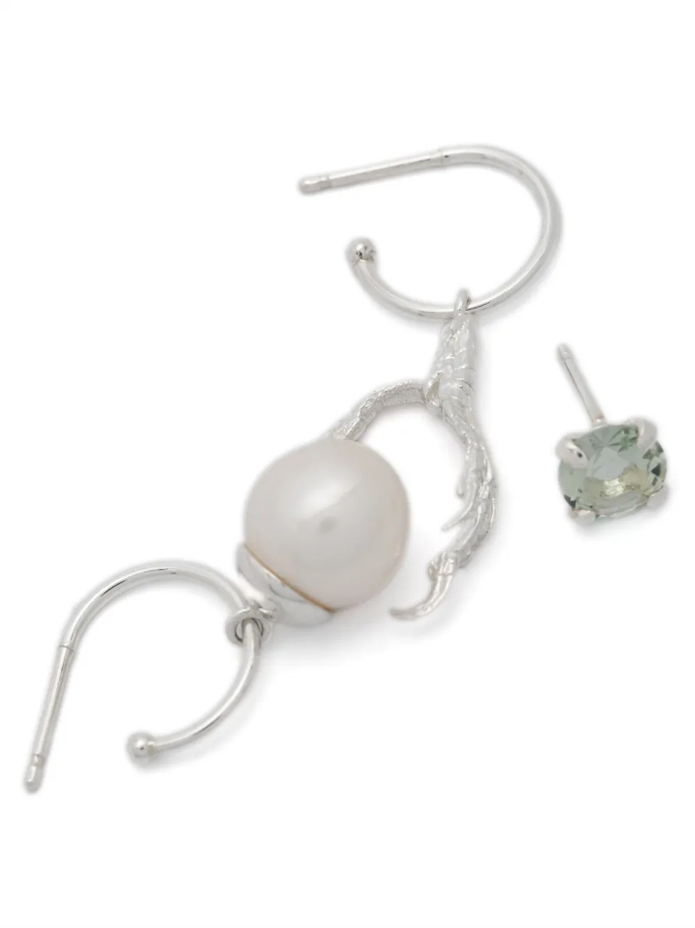 Wouters & Hendrix GriGri-detail earrings (set of three) - Zilver
