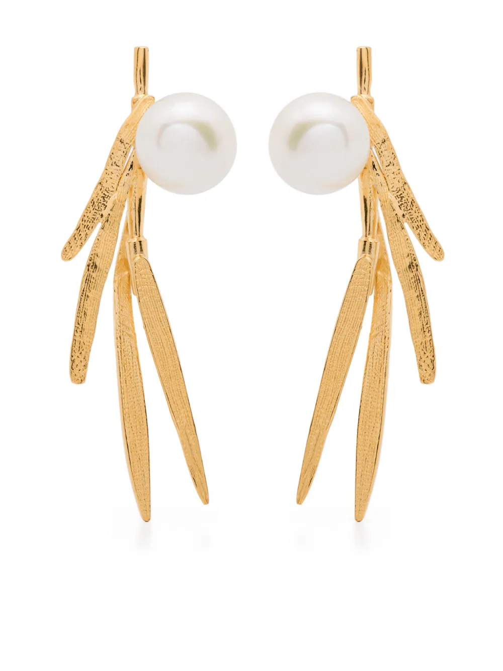 Wouters & Hendrix leaves earrings - Oro