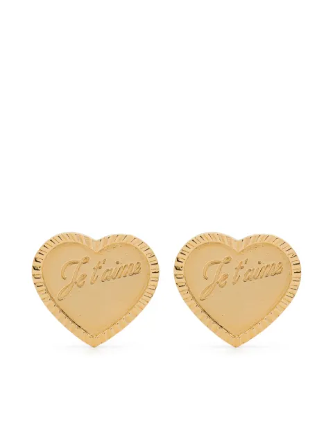 Wouters & Hendrix heart-shaped stud earrings