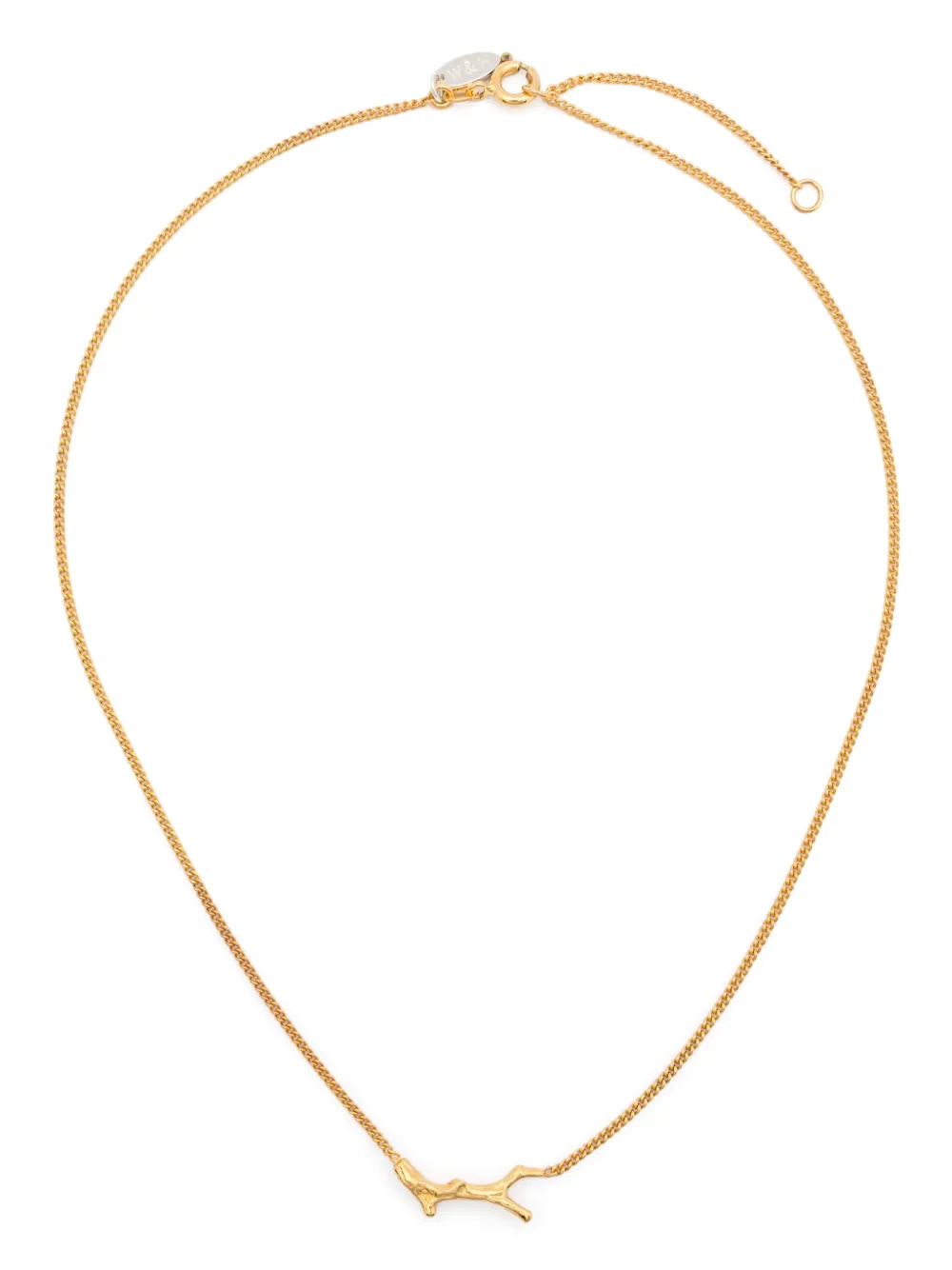 Wouters & Hendrix sculpted-pendant necklace - Oro
