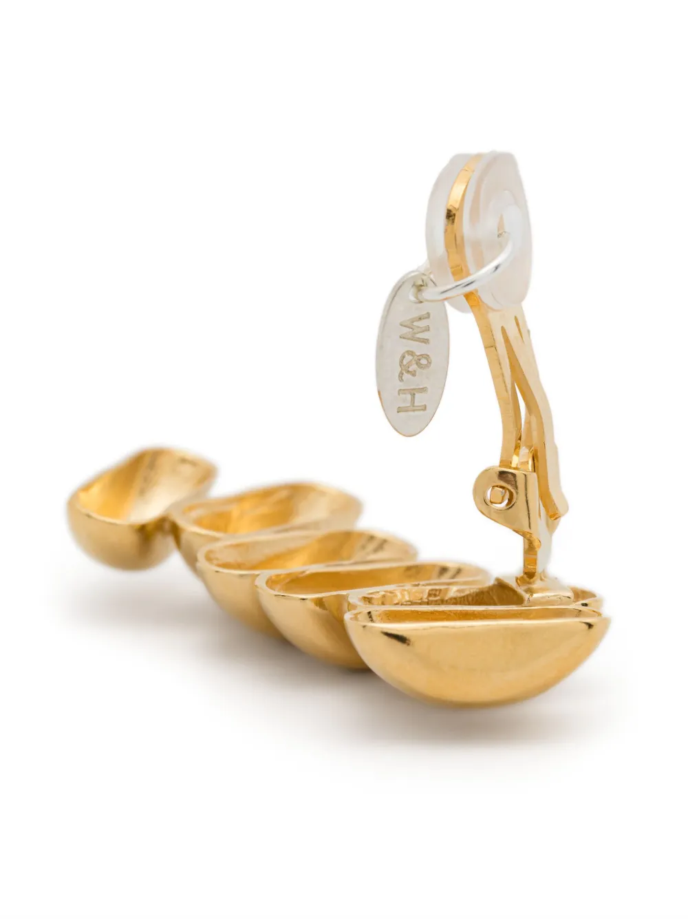 Wouters & Hendrix sculpted-design earring - Goud