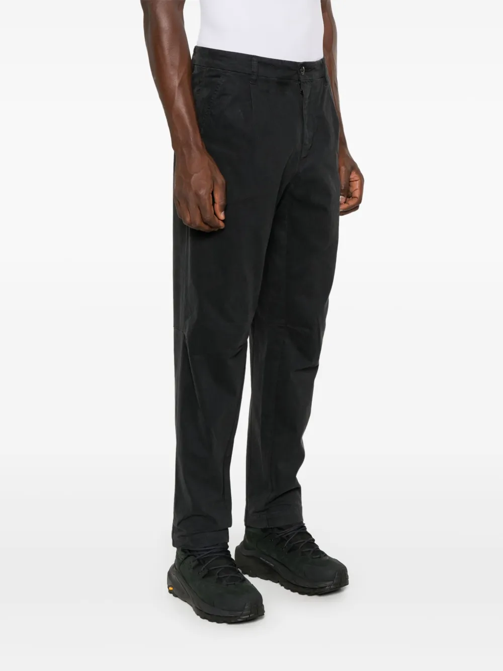 C.P. Company Satijnen cargo broek Blauw