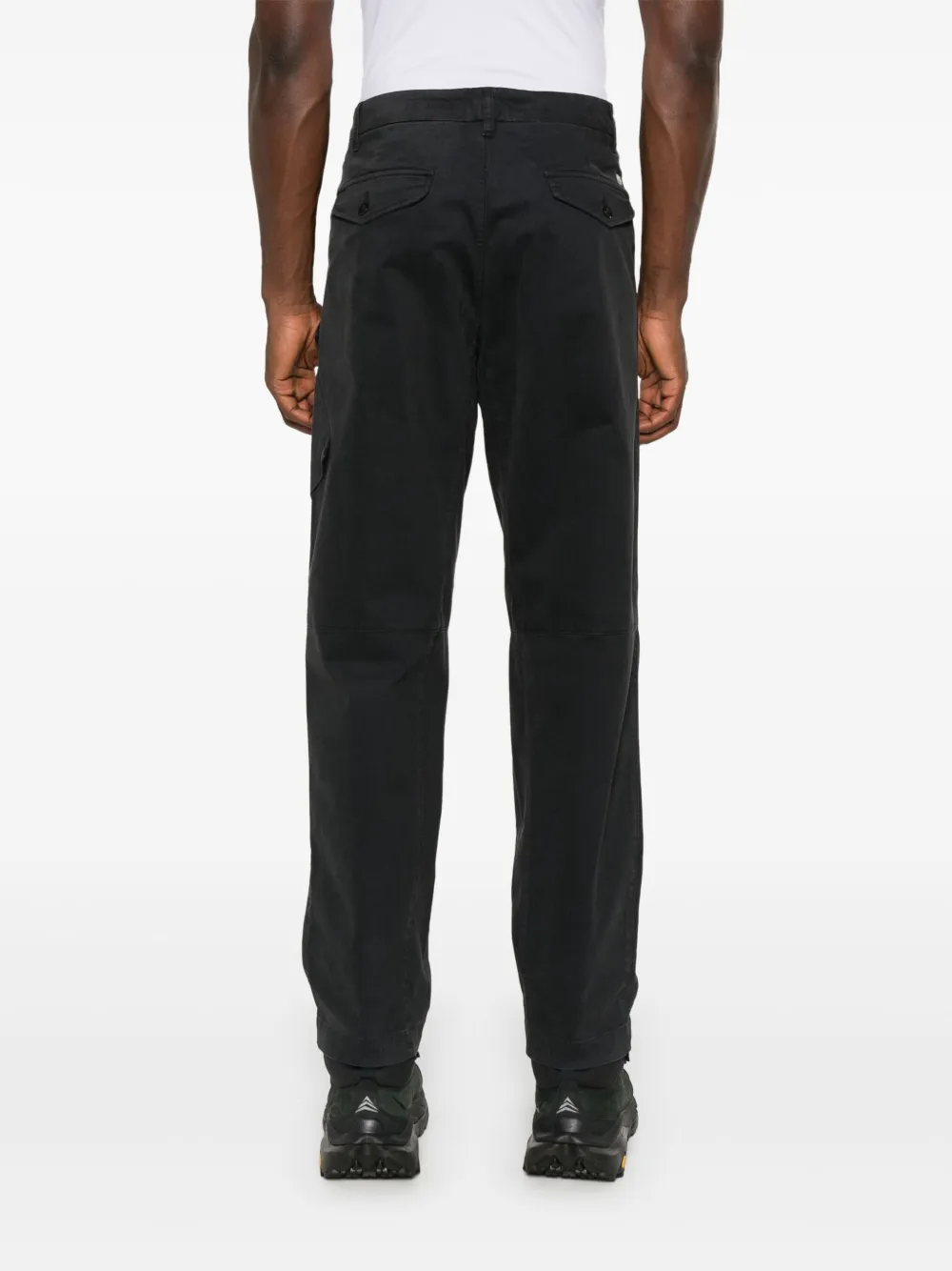 C.P. Company Satijnen cargo broek Blauw