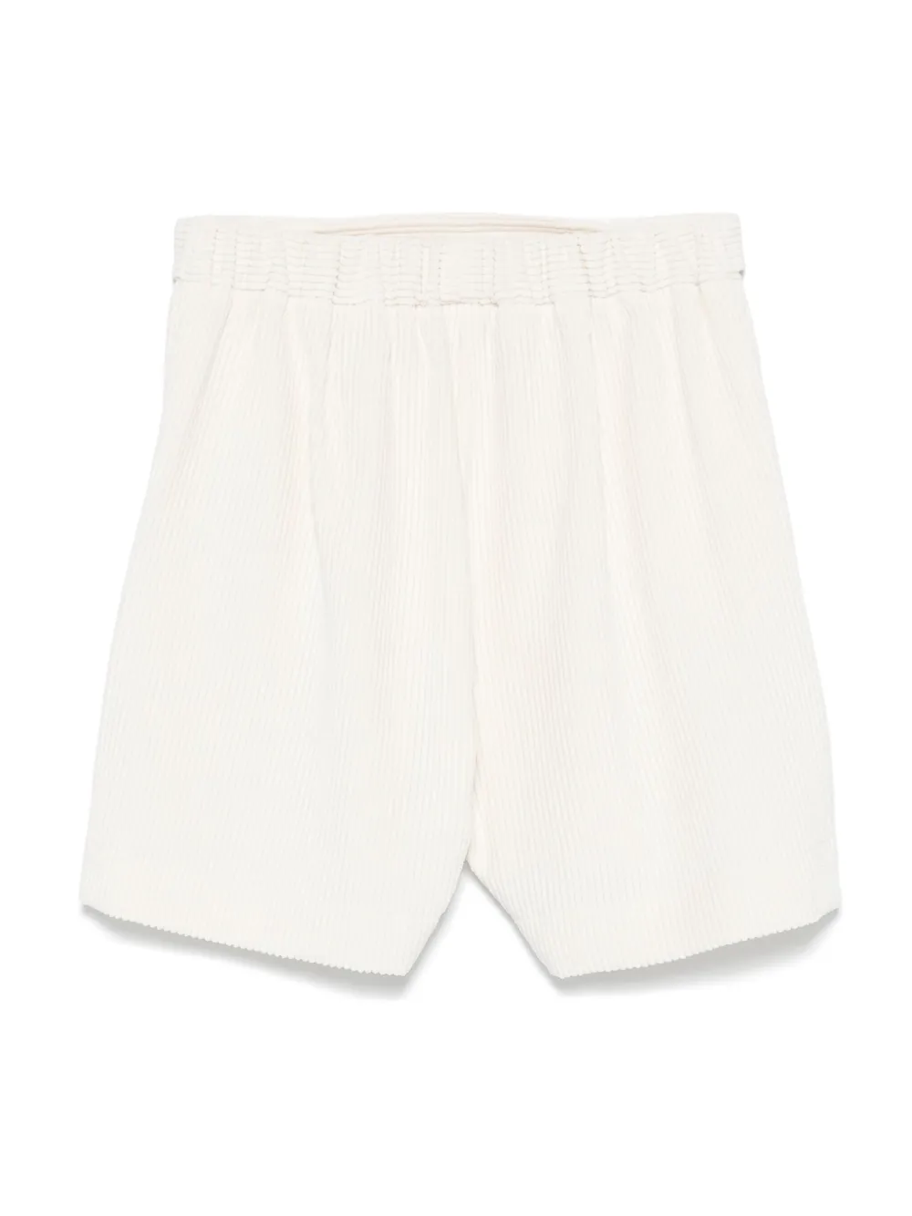 Il Gufo Ribfluwelen shorts - Wit