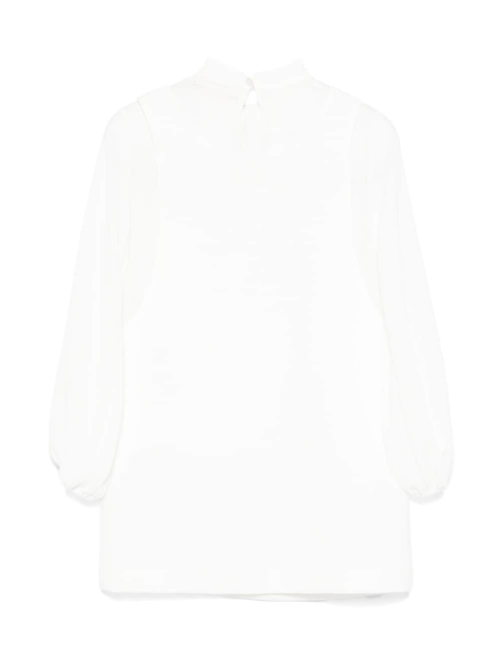 Elisabetta Franchi La Mia Bambina Jurk en shirt met monogram - Wit