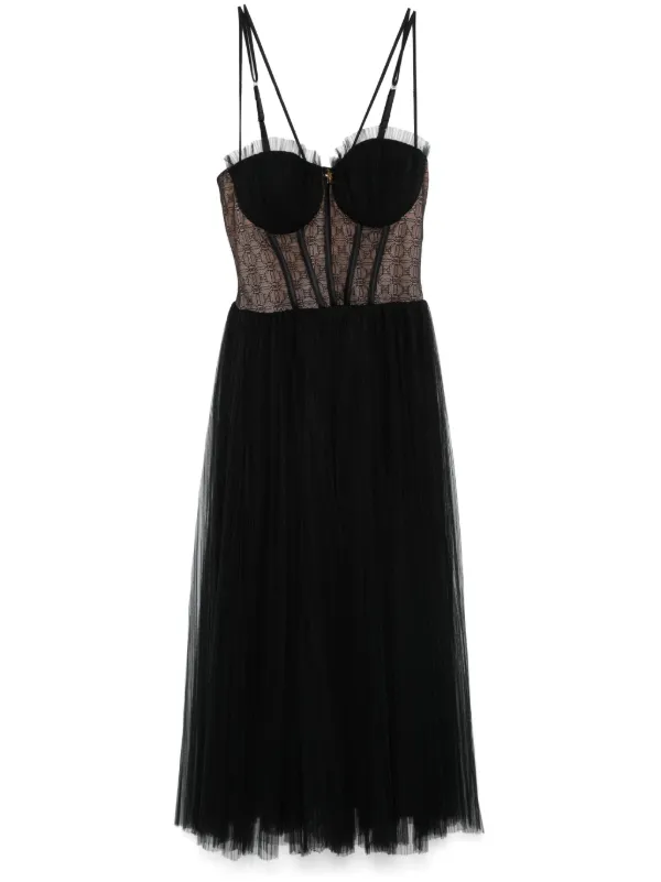 【ELISABETTA FRANCHI】チュールスカート イブニングドレス 2色 ☆完売必至☆】ELISABETTA FRANCHI ☆ チュールスカート