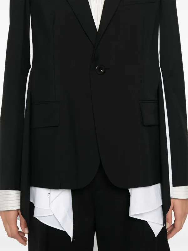 Sacai パネル ジャケット | ブラック | FARFETCH JP