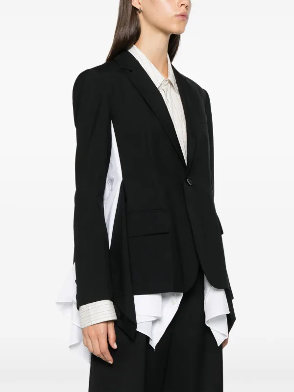 sacaiサカイ★ブラック パネル ジャケット Sacai パネル ジャケット | ブラック | FARFETCH JP