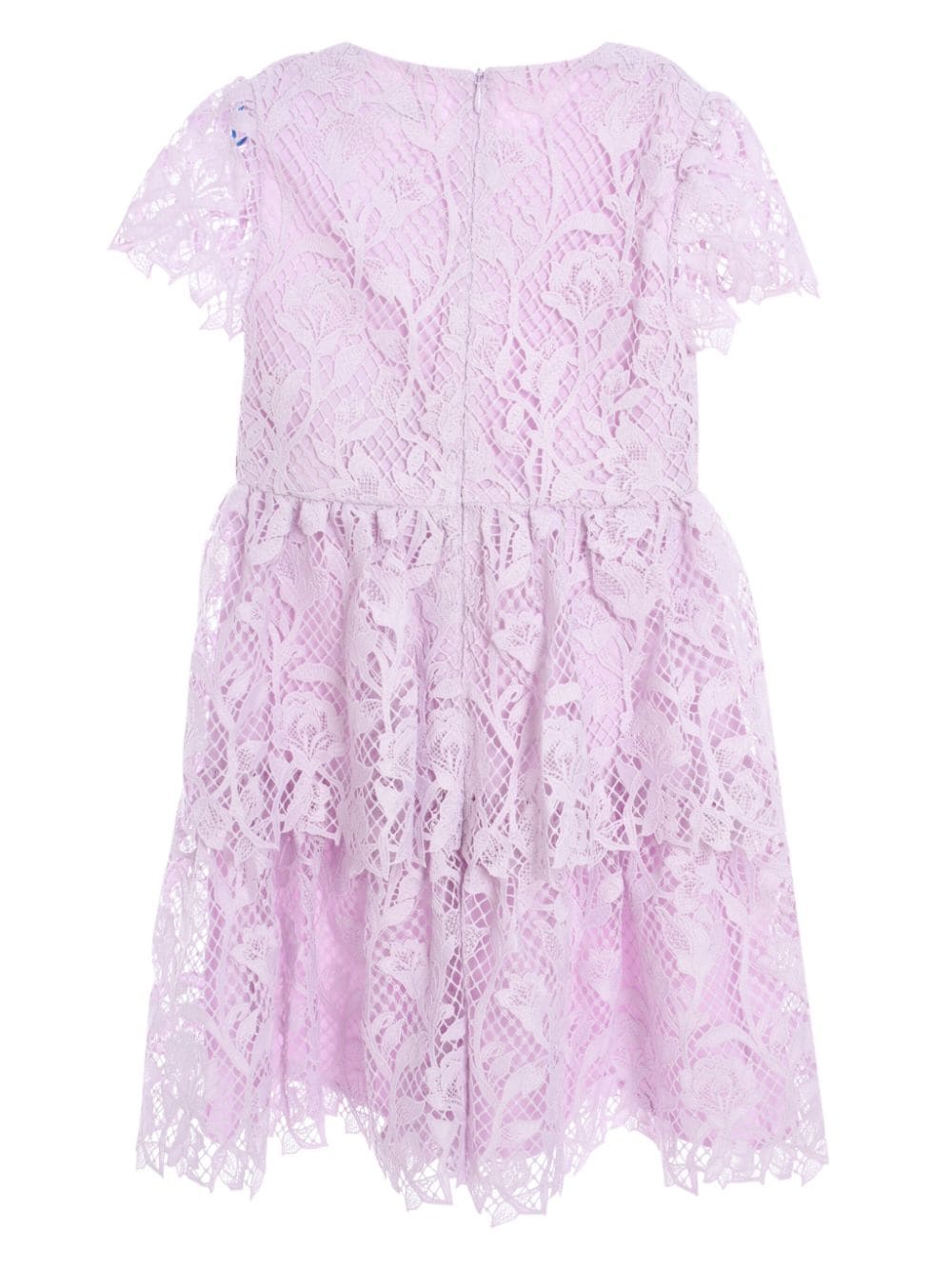 Self-Portrait Kids lace dress - Paars