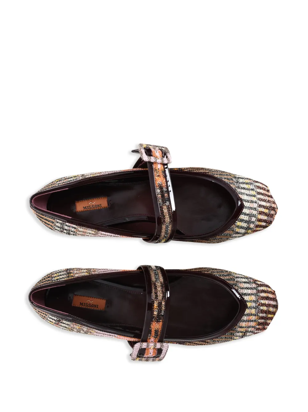 Jean ballerina shoes