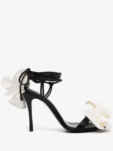 Magda Butrym 110mm floral-appliqué sandals