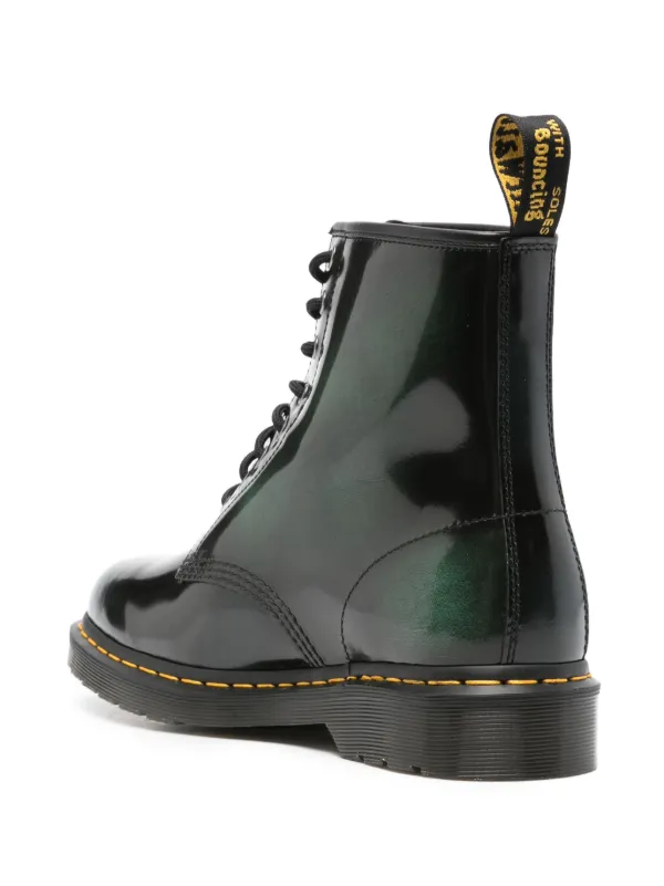 Dr Martens★1460 BRUSH OFF LEATHER LACE UP BOOTS★兼用 Dr. Martens 1460 Brush Off Leather Lace Up Boots in Black
