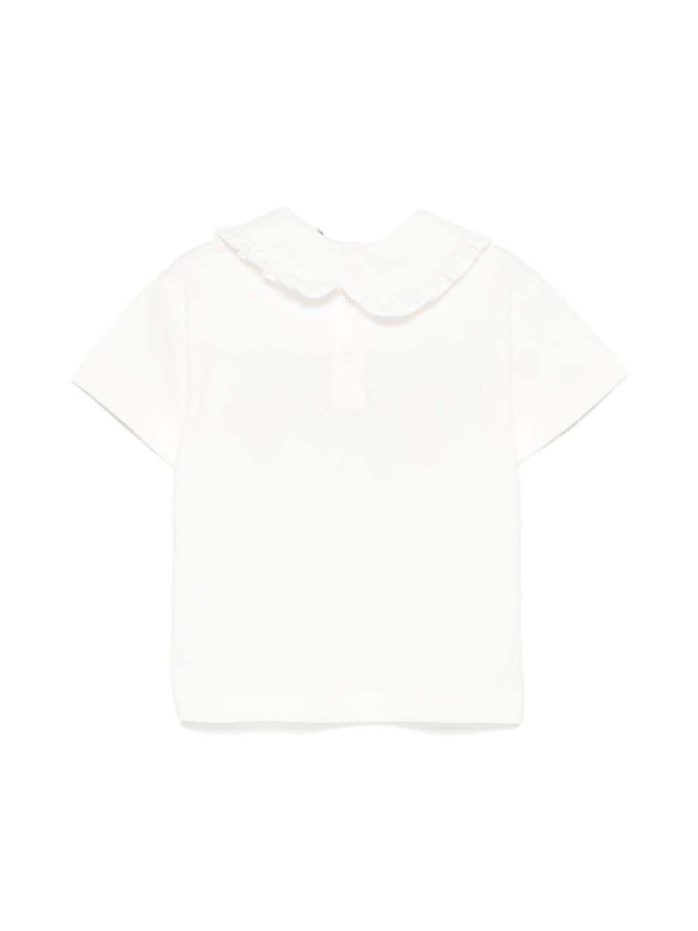 Philosophy Di Lorenzo Serafini Kids Top met geborduurd logo - Beige