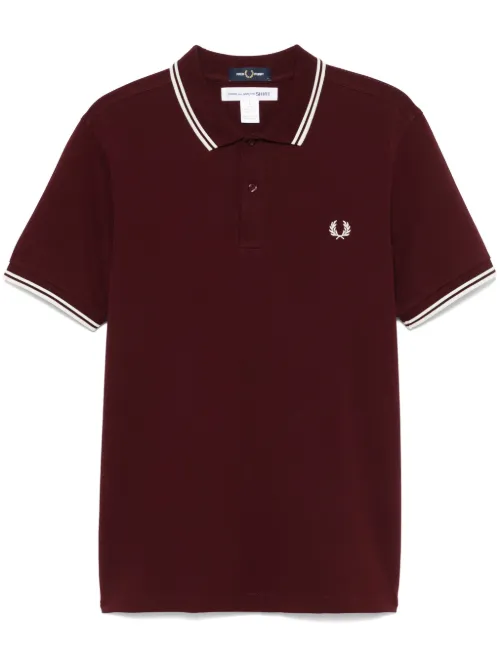 X Fred Perry polo à logo brodé - Comme Des Garçons Shirt - Modalova