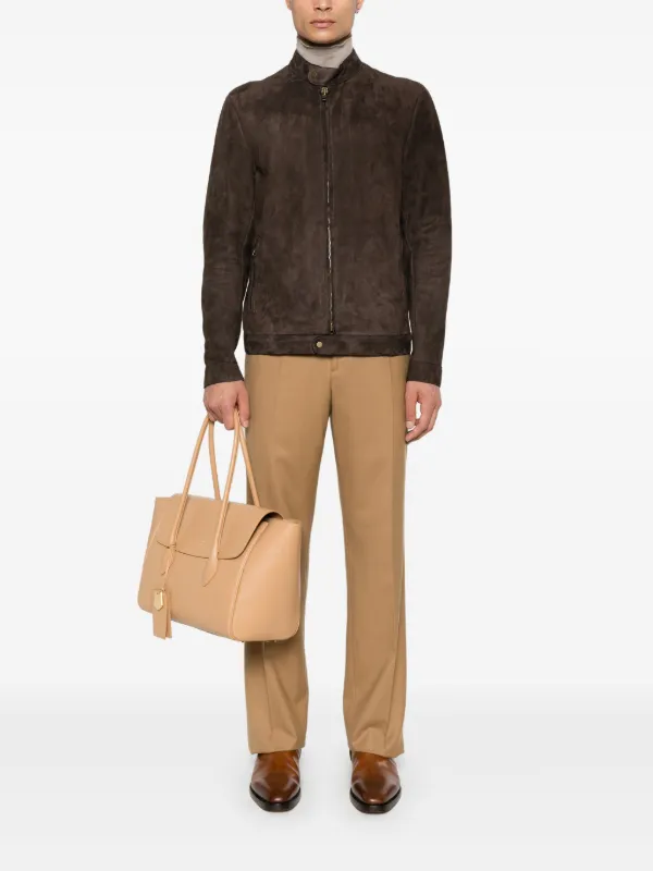 Salvatore Santoro スエード ジャケット | ブラウン | FARFETCH JP