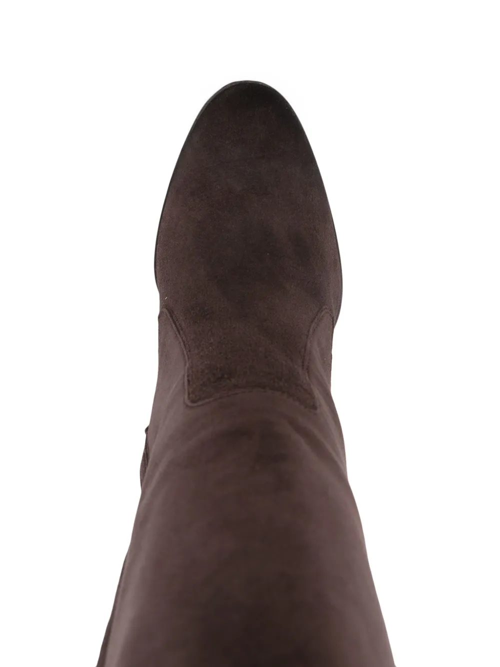 Santoni 90 mm Suède enkellaarzen Zwart