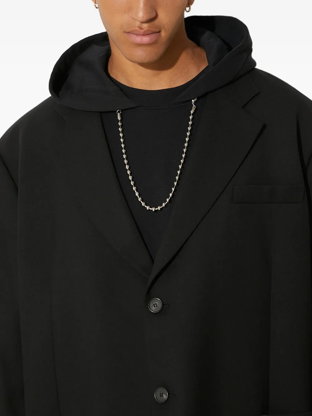 AMBUSH Blazer met enkele rij knopen Zwart