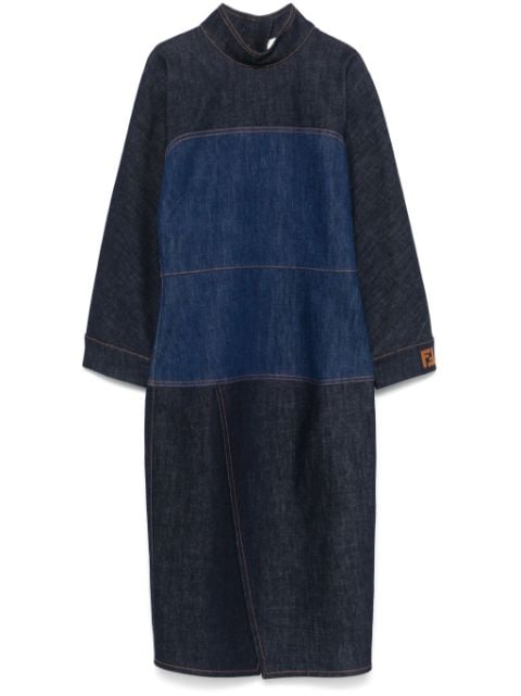 FENDI denim midi dress