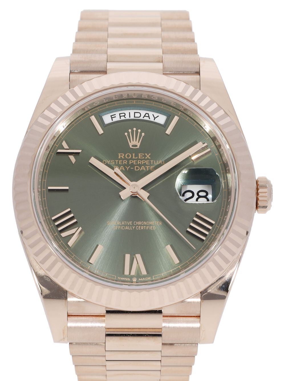 Rolex 2024 unworn Day-Date 40mm - Groen