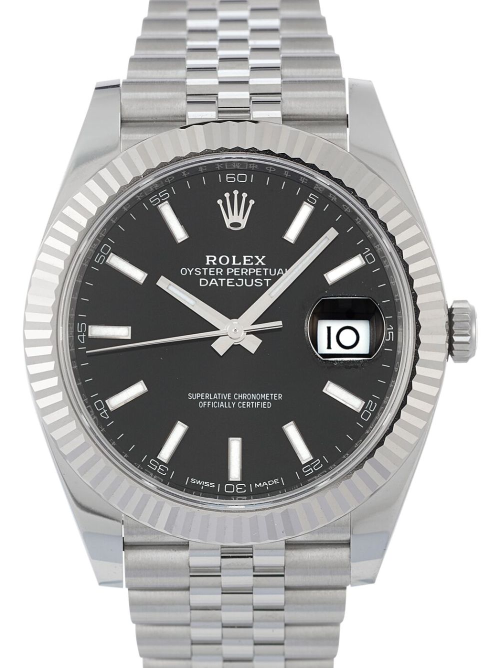 Rolex 2024 ongedragen Datejust 41 mm horloge - Zwart